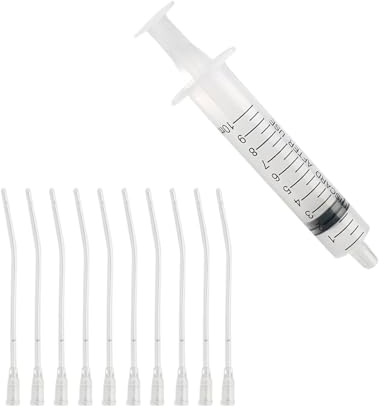 Shirene Seringue Alimentaire,10 ML Seringue d'alimentation pour Oiseau avec 10 Tubes,Outil d'alimentation Manuelle pour Perroquets,Pigeons,Moineaux et Petits Animaux,Facile à Nettoyer et Réutilisable