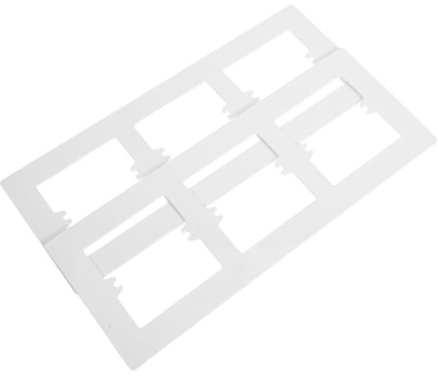 Housoutil Placa de Interruptor de Pared de 3 Vías Tipo 86 en Color, Cubierta Decorativa para Caja Eléctrica, Cubre Espacios y Protege Tomas de Corriente, Adecuado para Hogar y Oficina (2