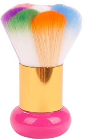 YWMJZEU Make-up-pinsel Doppelkopf mit Puderpinsel Blenderpinsel Foundationpinsel Schminkpinsel Sanfte Borsten aus Synthetischen Fasern für Damen Tägliches