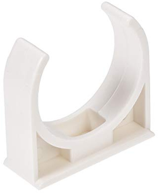 sourcing map PVC Agua Tubería Abrazaderas Clips, 32mm TV Bandejas Tubo Manguera Colgador Soporte Pex Tuberías, 15uds
