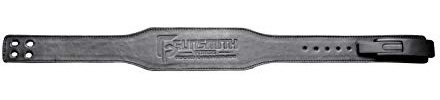 Gunsmith Gewichthebergürtel - Ultra-Premium Handgefertigt Schwarz Gewichtsgürtel für Herren und Damen – Fitnessgürtel Apex Olympisches und Kraftdreikampf Gewicht Gürtel für Fitnessstudio