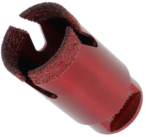 PRODIAMANT Speedmaster Foret à carrelage 35 mm qualité professionnelle pour meuleuse d'angle pour le perçage de carrelage grès cérame et pierre naturelle Scie cloche avec logement M14