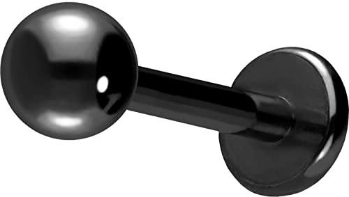 PIERCINGLINE Labret Stecker aus Chirurgenstahl - Lippen-, Nase- oder Ohrpiercing - stylische Farben und Größen