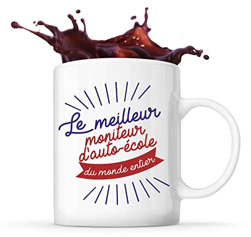 Planetee Mug Moniteur d'auto école Homme Meilleur de France Métier