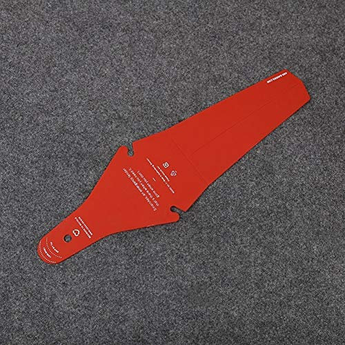 YGLONG Fahrrad Schutzblech 3pcs MTB Rennrad Fender Sattel Kotflügel Ass Abnehmbare Rück Kissen Mountainbike Kotflügel Fahrrad Flügel Fender Zubehör MTB Schutzblech (Color : Red)