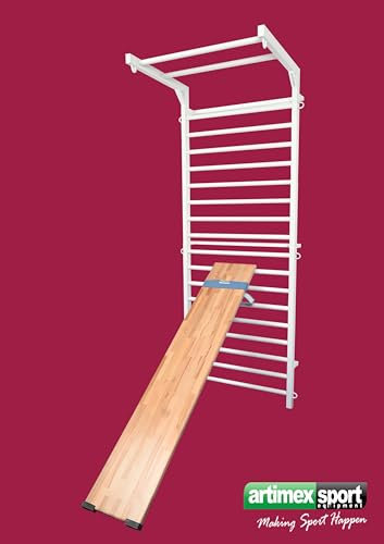 ARTIMEX planche inclinée pour espaliers pour gymnastique et de fitness - utilisée dans les maisons ou les centres de fitness - en hêtre, code 251-F