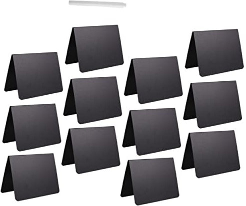 NUOBESTY Mini-kreidetafel Für Lebensmittel Abwischbare Nachrichtentafel Tisch-memotafel Steh-nachrichtentafel Preistafel Kreidetafel Tischkreidetafel Nachrichtentafel Memotafel Preistafel