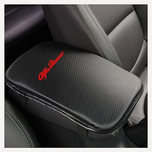 OUSIKA Imbottitura Box Bracciolo Auto, Copertura Bracciolo Volante, Imbottitura Protezione Console Centrale, per Alfa Romeo 147 155 156 159 166 Mito Giulia GT Giulietta Stelvio Brera Spider,B