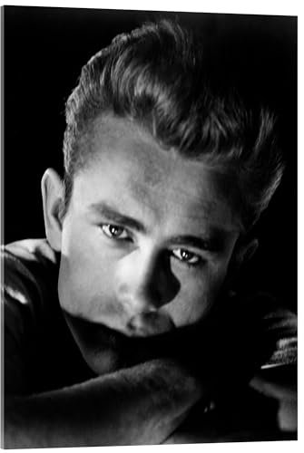 Posterlounge James Dean Acrylglasbild 20 x 30 cm Schwarz Schwarz-Weiß Fotografie Wanddeko