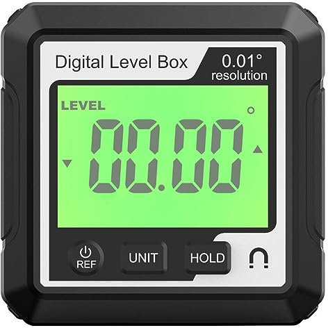 SOLUSTRE Digitaler Winkelmesser Digitale Wasserwaage Und Winkelsucher Nivelliergerät Kleiner Digitaler Nivellierkasten Winkelmesslehre Professionelle Klasse Werkzeug Elektronisch
