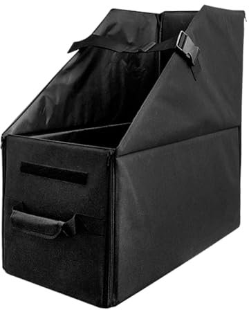 Qumiuu Sac de transport arrière pour porte-vélos - Sac de coffre de transport de siège arrière de vélo,Boîte de rangement de vélo pliante réutilisable, sac de transport arrière pour porte-vélos, vélos