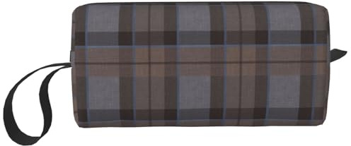 Make-up-Tasche, Empfangstasche, Reise-Kosmetiktasche, Kulturbeutel, tragbarer Make-up-Taschen-Organizer,Outlander Fraser Tartan Plaid