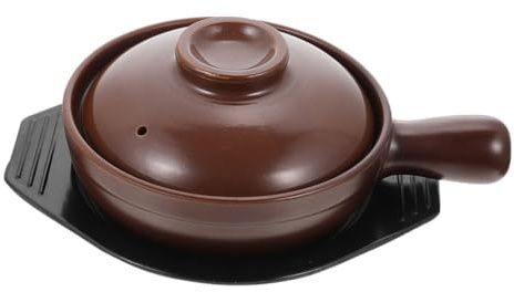 TOPBATHY Cacerola De Cerámica Asa Para Cocinar Sopa Olla De Cerámica Hogar Utensilios De Cocina Para Uso Cocina Cazuela De Para Tazones De Sopa De Cebolla Francesa