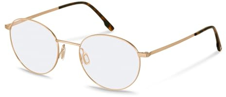 Rodenstock Brille mit Sehstärke für Unisex optional mit Sonnenbrillentönung oder Blaulichtfilter, Panto, gefertigt aus Metall (inklusive Brillenetui)