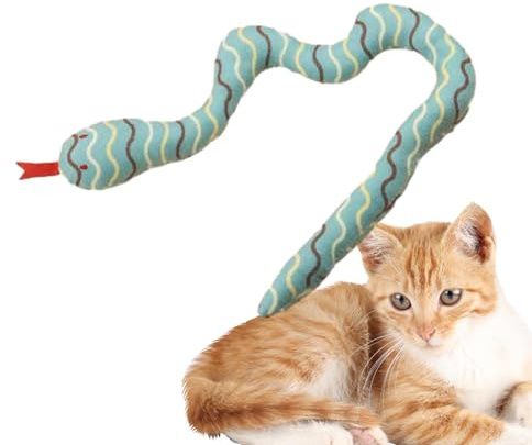 Katzenspielzeug Katzenminze Schlange,Katzenspielzeug Schlange-Interaktives Katzenspielzeug In Schlangenform Aus Karton,Katzen-Beißspielzeug, Katzenzubehör Für Hauskatzen, Reduziert Langeweile, Förde