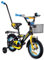 MIRAVO Kinderfahrrad Fahrrad Kinder Ab 2 Bis 4 Jahre Mit Stützrädern Schubstange V-Brake Bremsen Rückstrahl Aufkleber 12 Zoll Radgröße Korb Für Junge Spark Schwarz Gelb