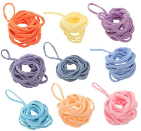 Operitacx 180stücke Teiliges Elastisches Webrahmen Bunte DIY Webschlaufen Für Junge Mädchen Bastelsachen Webrahmen Nachfüllpack Geeignet Für Jungen Mädchen Kreative Topflappen Herstellung