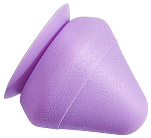 UKCOCO Bola Masaje Con Ventosa Bola Portátil Para Masaje Espalda Cuello y Lumbar Herramienta De Relajación Muscular Multifuncional De Tpe Morada