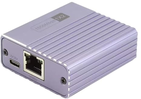 Ethernet-Splitter, WiFi-Splitter, 1 4 Ausgänge, Hochgeschwindigkeitsadapter, Gigabit, niedrige Latenz für PC, Kamera, TV, Zuhause