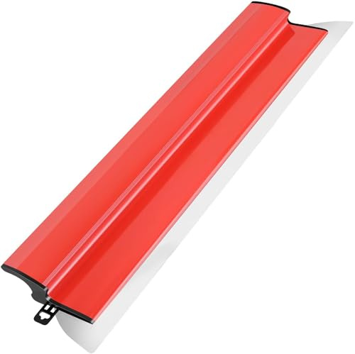 Frotis de pared en seco, largo de 80 cm/32 i, herramienta raspadora duradera con revestimiento de acero inoxidable de alta calidad con mango en forma de Z para alisar y terminar paneles de pared de