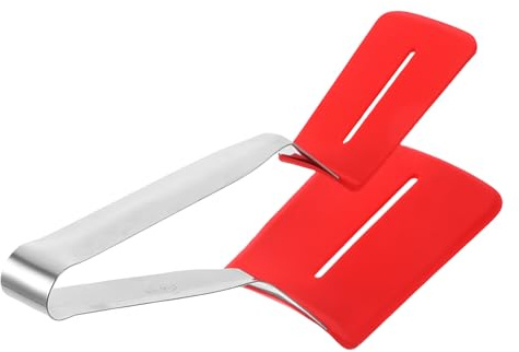 ibasenice Pince à Barbecue Silicone et Acier Inoxydable Pince de Cuisine Polyvalente Ustensile de Cuisine pour Cuisson et Service