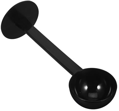 TOVINANNA Cucchiaio Dosatore per Caffè Espresso in Pp Riutilizzabile con Fondo Pressato, Misurino Multifunzionale per Chicchi e Polvere di Caffè, Utensile da Cucina per Uso Domestico