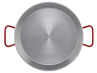 Metaltex 7398020000 Paellera Acciaio Lucido 4 Razioni 30 cm, Lega, Grigio