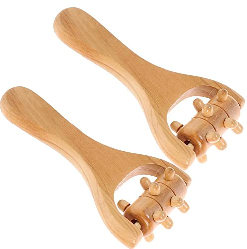 POKEAT 2Pcs Durable Nützliche Bein Handheld Massager Kopf Taille Bein Body Massager Massager Werkzeug Für Reise Nach Hause