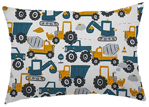 Aisawate Oreiller pour tout-petit avec taie d'oreiller – 33 x 45,7 cm Oreillers en coton doux pour bébés et enfants pour dormir – Lavable et hypoallergénique – Petit oreiller de literie pour