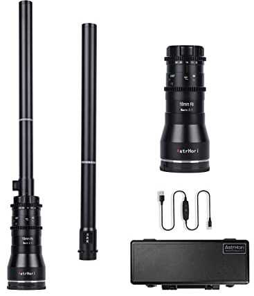 AstrHori 18mm F8 2X Makro-Sondenobjektiv APS-C Weitwinkel Wasserdichtes Vorderteil 2:1 Vergrößerung für Fuji XF Mount spiegellose Kameras
