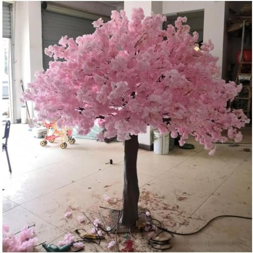 PZEOB Große Pflanzen Künstliche Bäume, künstliche Kirschblüten, künstlicher Baum, 1,5 m, künstliche Pflanze, realistische Kunstpflanze, Innen- und Außendekoration Sorgfältig gefertigt