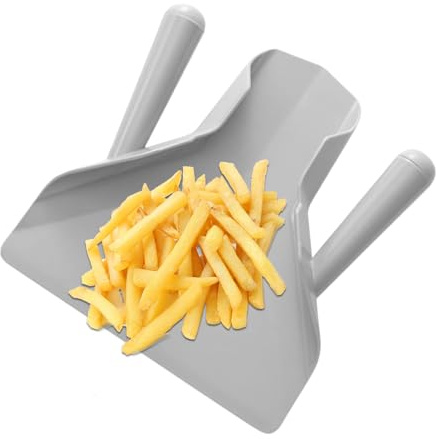 Pommes-Frites-Schaufel, Pommes-Frites-Schaufel, Pommes-Frites-Schaufel mit Griff, Vielseitiger Spatelschaufel, rutschfester Pommes-Frites-Spatel für den Haushalt in Lebensmittelqualität für das Restau