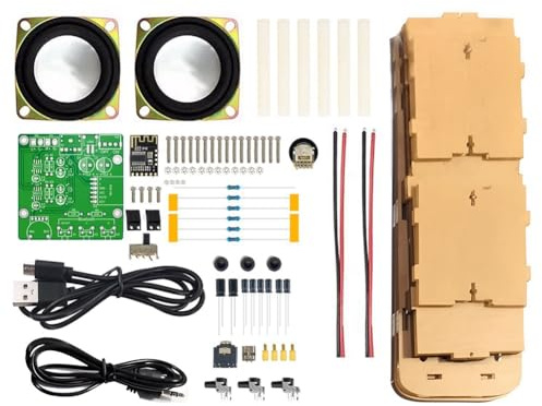 Breeshy Scheda Amplificatore Stereo Altoparlante Bluetooth a 2 Canali Prodotto Elettronica Kit di Saldatura Circuiti Stampati Produzione fai da te
