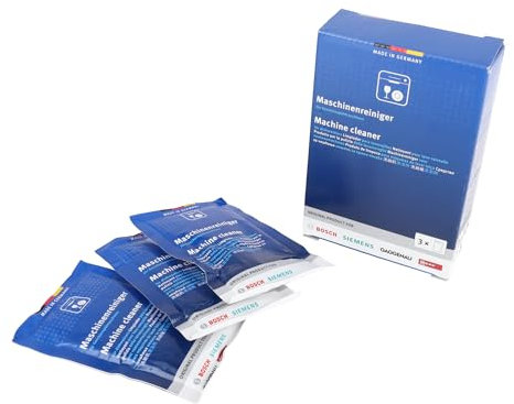 sparefixd Lot de 3 sachets de 45 g de nettoyant pour lave-vaisselle Siemens