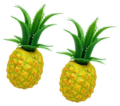 GRIRIW 2 Stück Obst Foto Requisiten Ananasschneider Schäler Künstlicher Baum Ananasschneider Werkzeug Kunstbaum Künstlicher Obstentkerner Entferner Künstliche