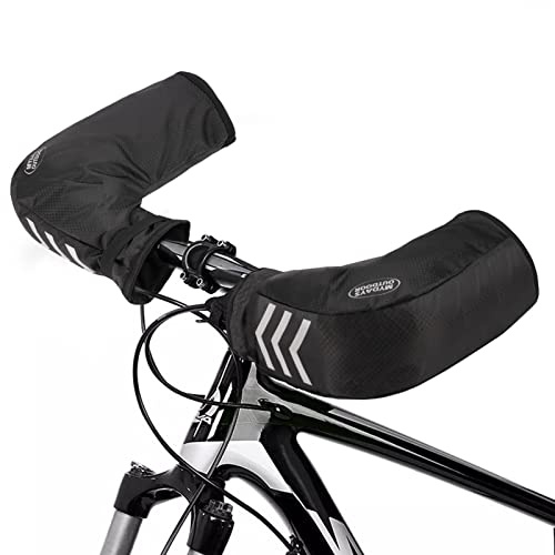 LYtech Bike Handlebar Mittens Bicycle Motorcycle Handlebar Gloves Motorcycle Handlebars Muffs Cycling Handlebar Mitts Windproof Coldproof Rainproof Bar Warmer Covers for MTB Scooters Snowmobiles