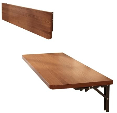 Faltbarer platzsparender Schreibtisch & Waschtisch für Küche & BarsArtisan Nussbaum Nähstation (120 x 30 cm) Vielseitiges kompaktes Design für kleine Räume