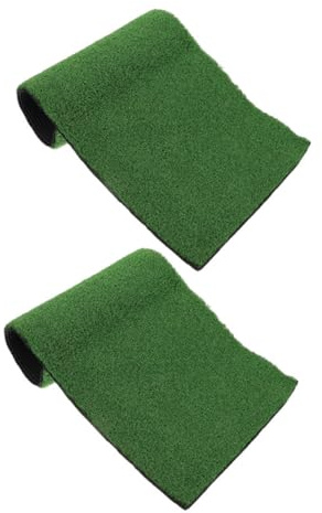 Gatuida 2pcs Artificial Lawn Sun Terrace Grass Mat Turtle Basking Platform for Reptile Tank Decor Ramp Turf