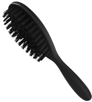 Gogogmee Cepillo y Limpiar Vello Facial para Vello Facial y Cabello para Hombre para Peinar con Diseño Ergonómico Material Abs y Cerdas Suaves, Herramienta Portátil