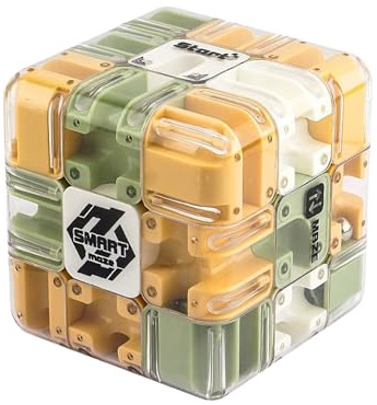 2-in-1 Kugellabyrinth Zauberwürfel Spielzeug - Large Labyrinth 3D Puzzles Maze Cube, Interaktives Würfel Labyrinthspiel Für Kinder Erwachsene, Fördert Räumliches Vorstellungsvermögen