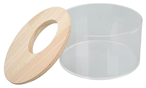Pssopp Hamster-Sandbadewanne, Acryl-Sandbadebox für Kleine Haustiere für Hamster, Rennmäuse, Mäuse – Geräumiges Design für Sandbaden und Grabspaß (#1)
