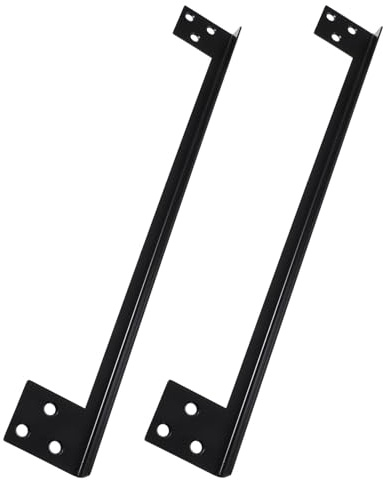 ELAYARD Piastra di Protezione per Serratura Porta in Acciaio Inox 11 Set 2 Pezzi Copertura Sicurezza Chiavistello per Porte a Battente Casa Ufficio Protezione Contro Effrazioni