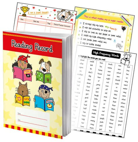 1 Pedagogs Reading Record Book Comprehension Childrens Pupils School Diary Log Teachers A5 Primary Teaching Services