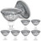 DoRight Ampoule Halogène GU5.3 MR16 20W 12V Blanc Chaud 2800K Dimmable, Couvercle en Verre 320Lumen 2 Broches Projecteur Remplacement de 30W Halogene, Lot de 8