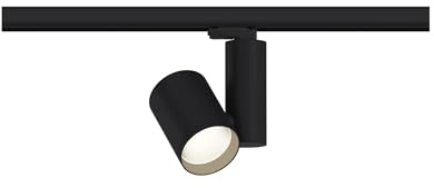 Paulmann 91342 LED Schienensystem ProRail3 Schienenspot Zeuz 60° 33W 3000K 230V Schwarz dimmbar Schienensysteme Deckenschiene Metall, Kunststoff