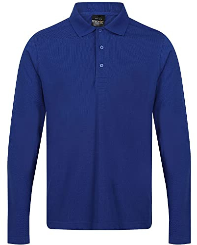 Regatta Professional Mens Pro 65/35 Classic Long Sleeve Polo Shirt - Perfect for Workwear or Casual