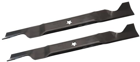SECURA Messersatz (Wurf) kompatibel mit Husqvarna YTH18K46 960430252 Rasentraktor