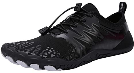 Herren Und Damen Sneaker Barfußschuhe Atmungsaktiv Leichte Traillaufschuhe Wanderschuhe Bequem Dynamisch Schwimmschuhe Sommer Surfschuhe Mit Weich Dicke Mit rutschfest Sohle & Breiter Zehenbox