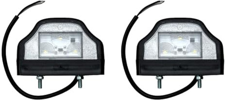MelTruck® 2x LED Kennzeichenbeleuchtung Kennzeichenleuchte für LKW PKW Anhänger Bus Traktor