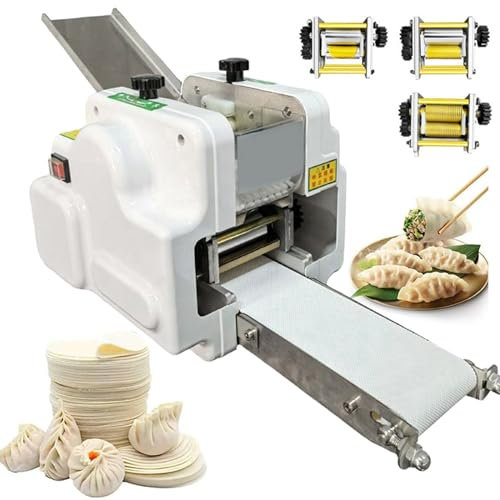 Macchina Wrapper per Gnocchi Portatile 60 Pezzi/Min, Macchina per L'elaborazione Di Pasta Ad Alta Potenza Con 3 Stampi Sostituibili, Per Il Ristorante Cinese/Mensa/Famiglia, Aggiornamento